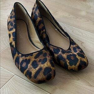 Crown Vintage Leopard Print Flats